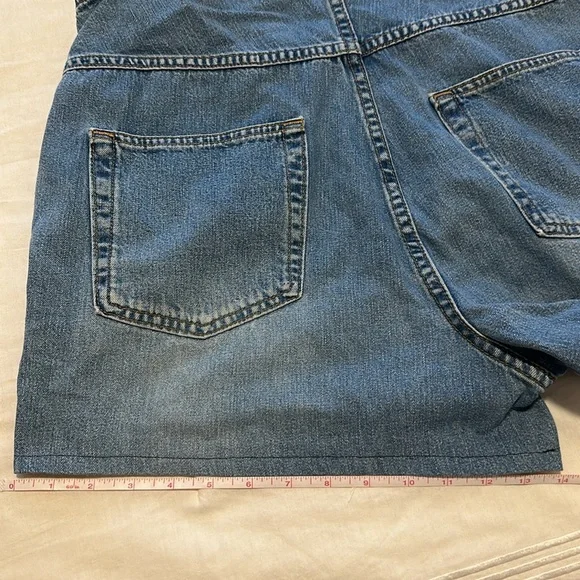 NWOT LondonJean 90s Vintage Medium Wash Overalls Size M - Picture 7 of 13